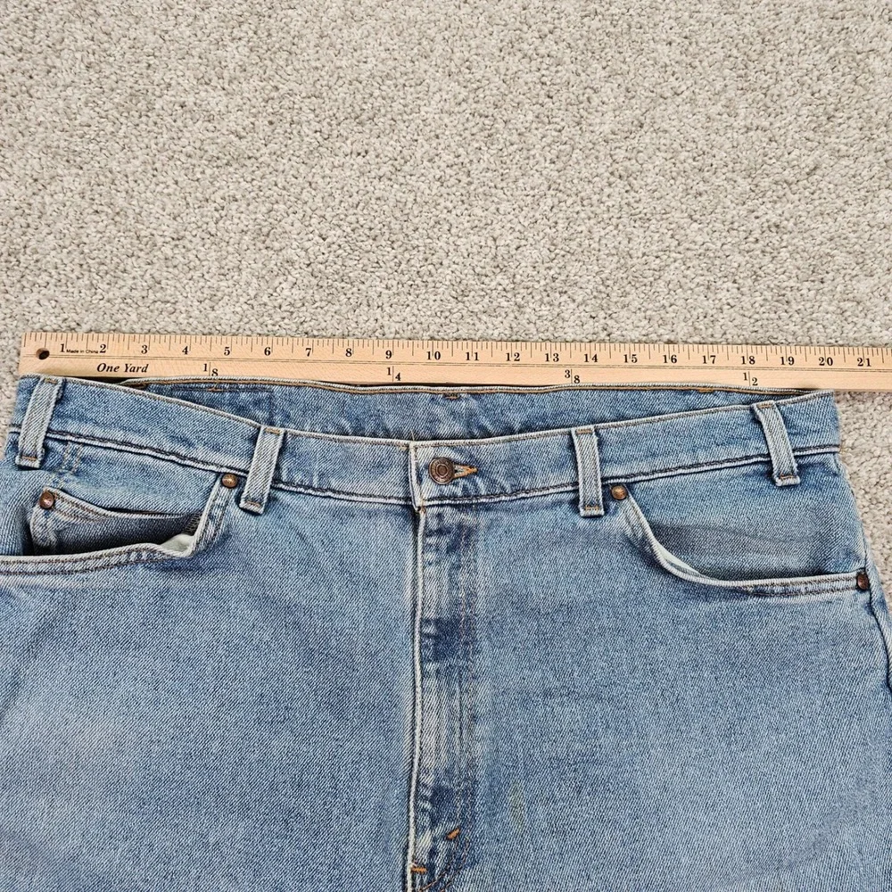 Vintage 1998 Levis Flex Jeans Mens W40 L32 Medium Wash Straight Leg Cotton Blend